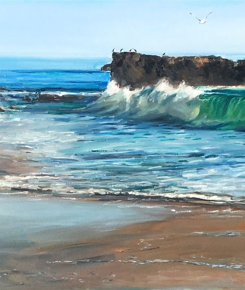 Beach in Winter by Arun Prem