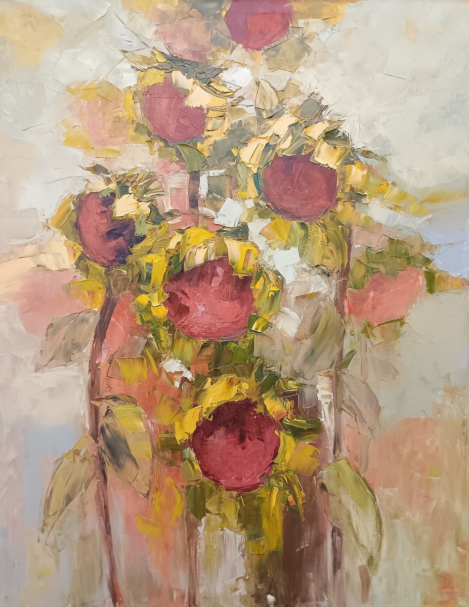 Expressive Oil Painting , The Utopists By Emilia Milcheva, 28 X 35, Artwork For Sale On Artfinder