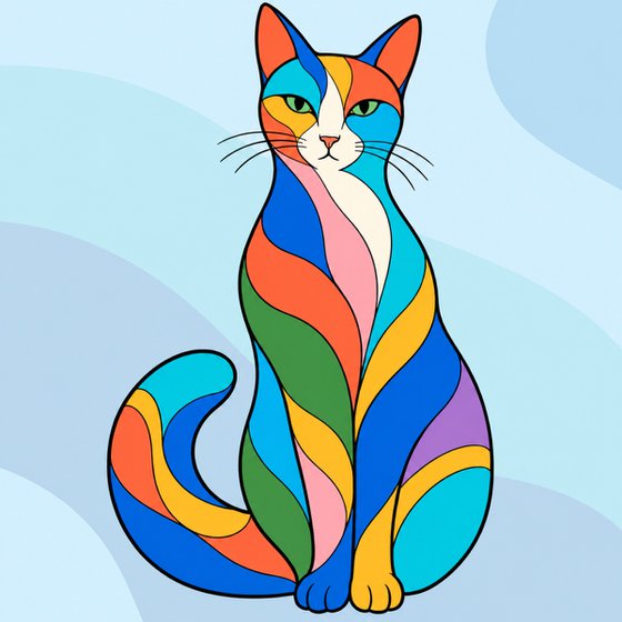 Vibrant Cat #02