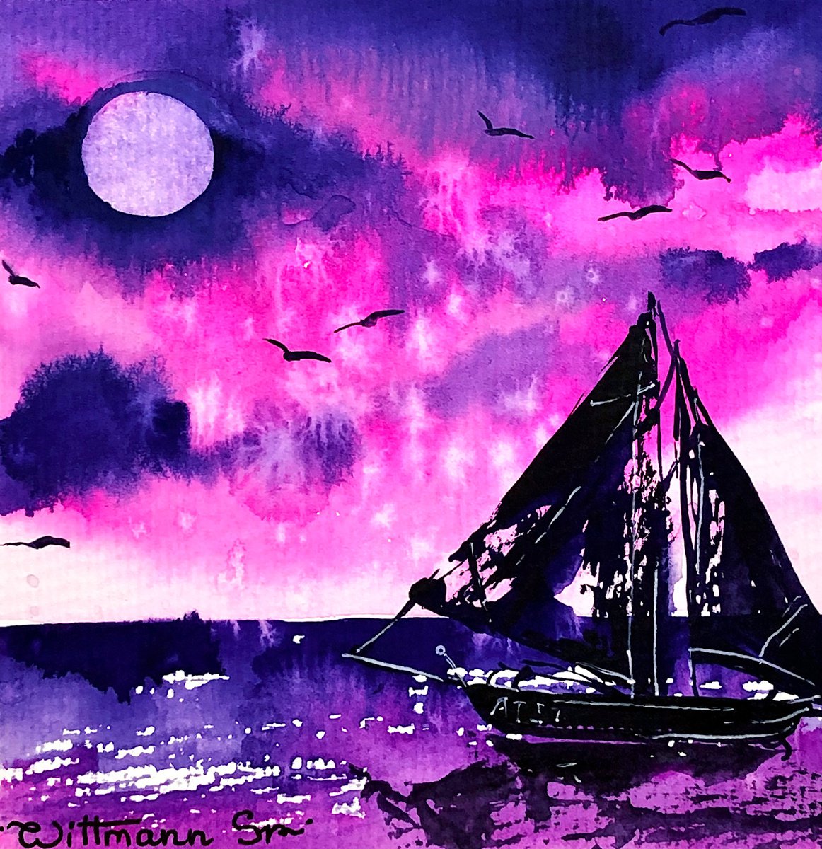 Sailboat #3 by Svetlana Wittmann