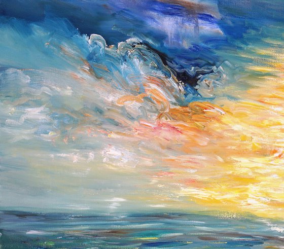Romantic River M 1 / Oil