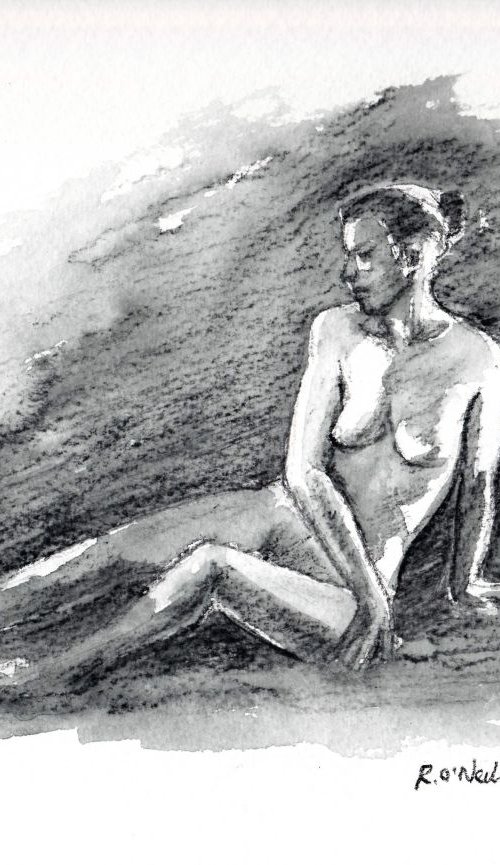 seated nude by Rory O’Neill