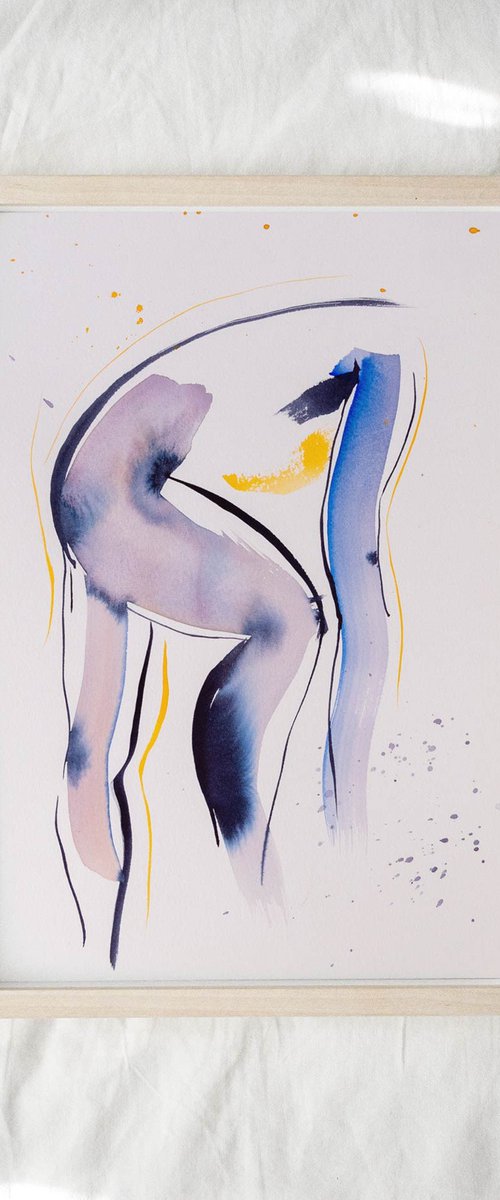 'You're My Ocean', nude study by Eve Devore