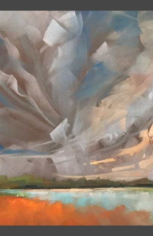 beach storm brewing by Deke Wightman