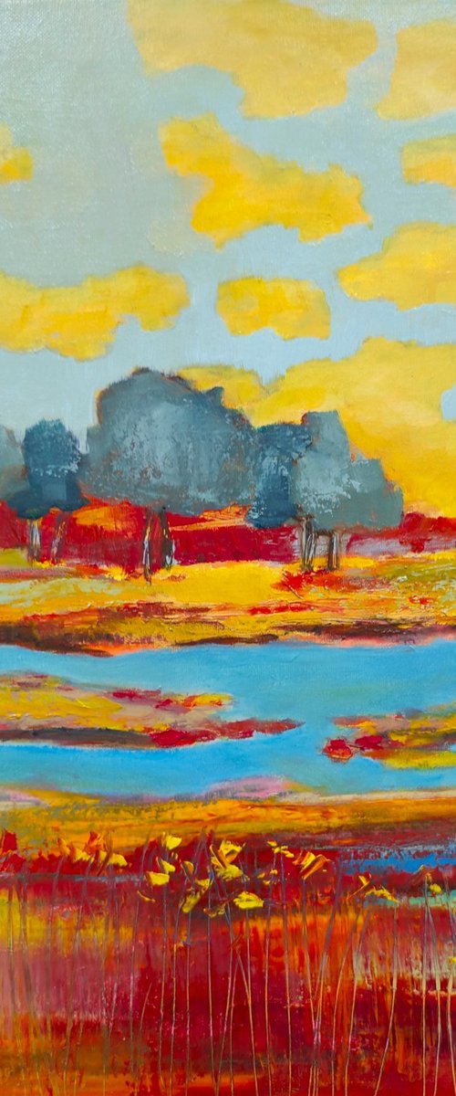 Yellow Clouds by Veta  Barker