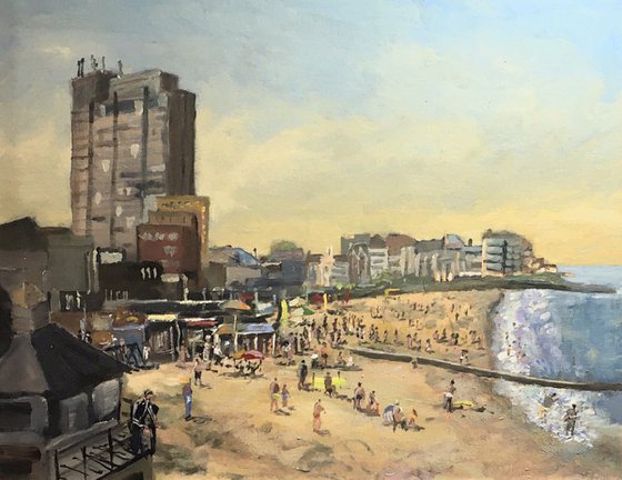 Margate beach painting