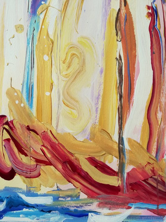 Abstract Sailing Joy