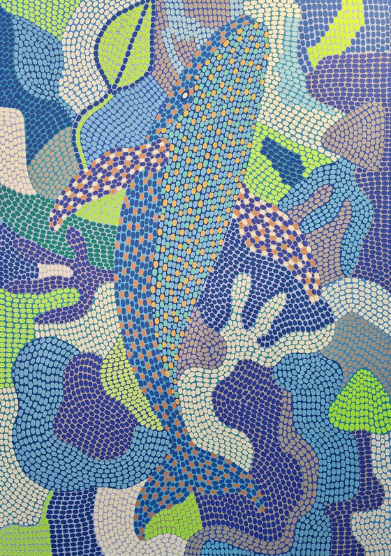 Whale in Mosaic Sea 2