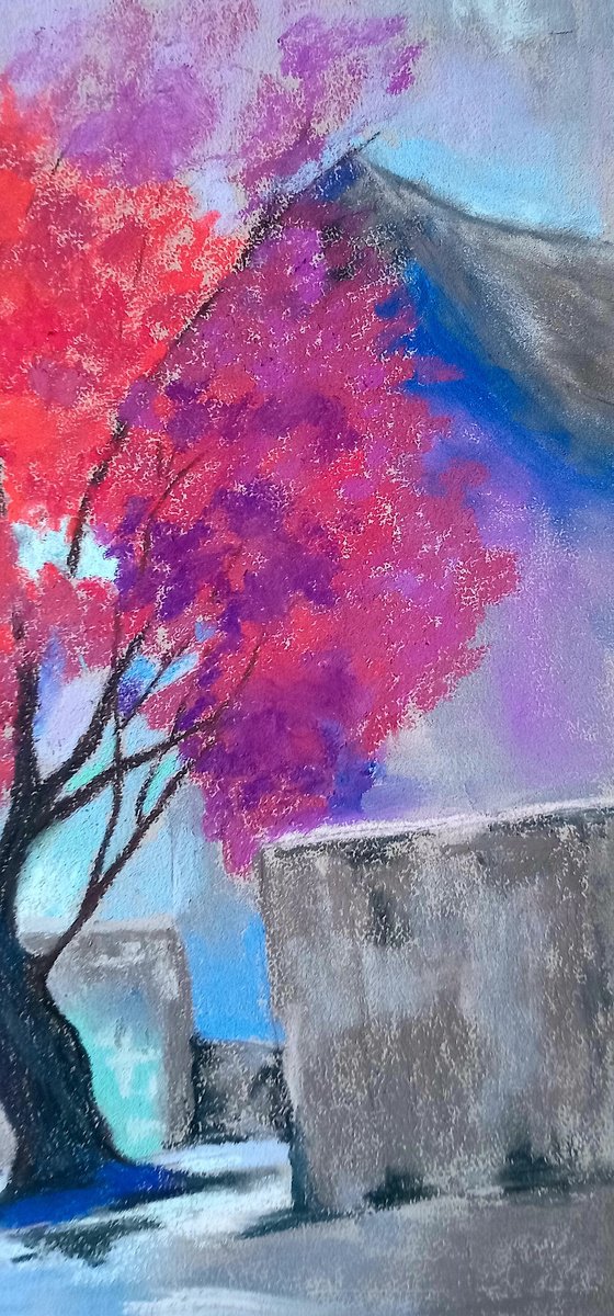 The Red Tree Courtyard
