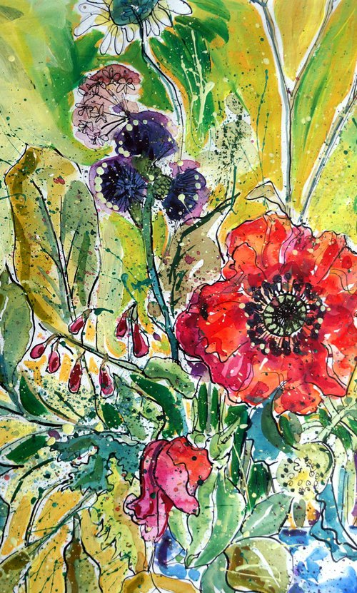 Garden Flowers by Julia Rigby