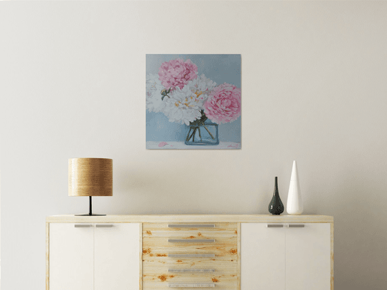 Peonies in a vase