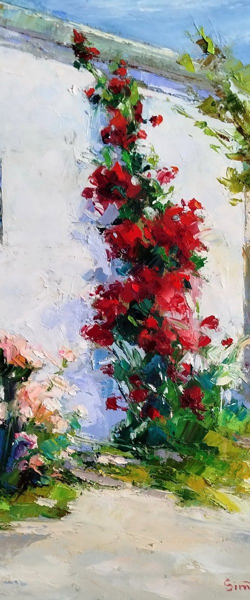 The Climbing Roses by Vladimir Simonyan
