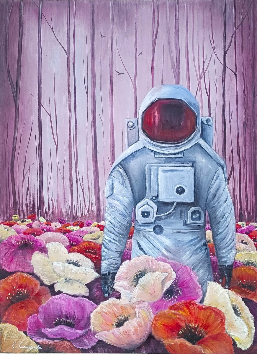 Purple Space by Evgenia Smirnova