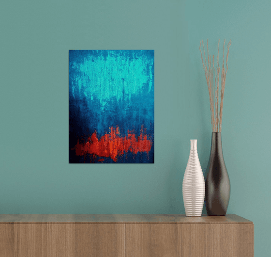 Vibrant Reds and Blues