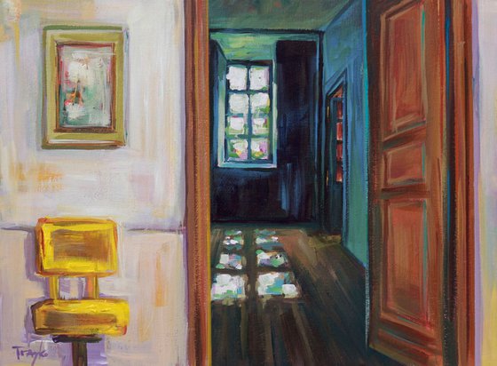 The door is opened - 40x30 cm