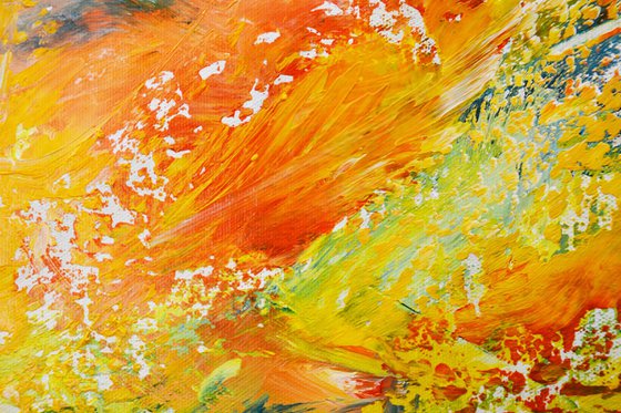 Light Spilling Over the Sea