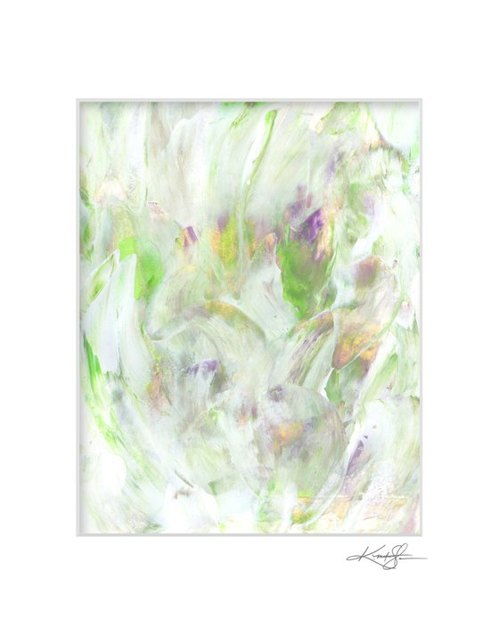Tranquility Blooms 24 - Flower Painting by Kathy Morton Stanion