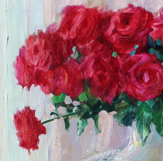 Still life with roses