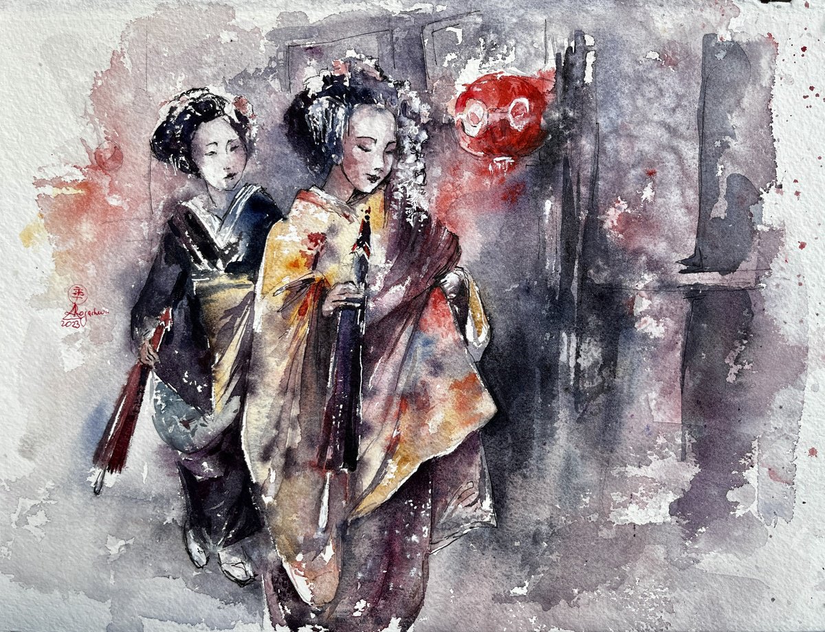 Sketches of Japan#11 by Larissa Rogacheva