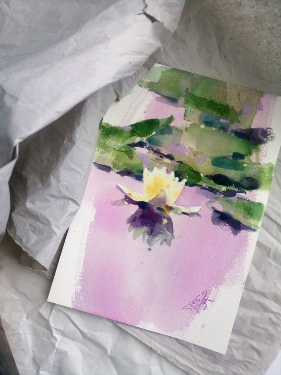 Diptych "Melody of river"