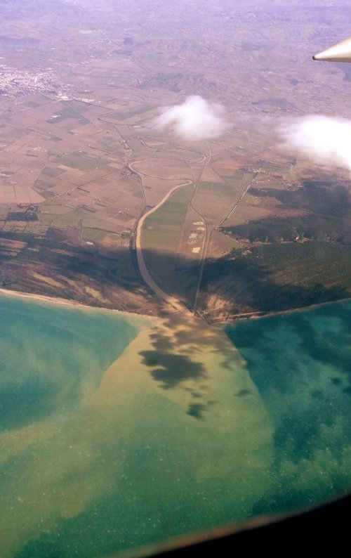 Latium Coast from Above by Chiara Vignudelli