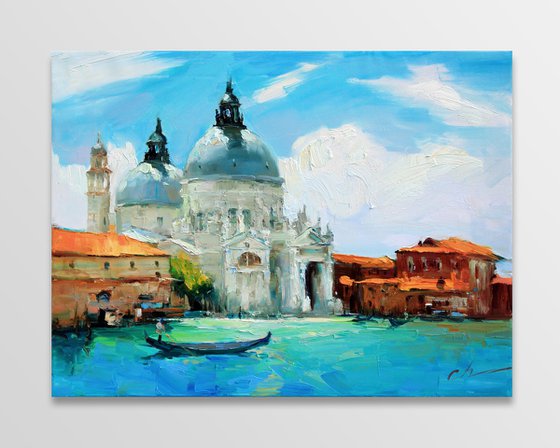 "Cathedral of Santa Maria della Salute. Venice"