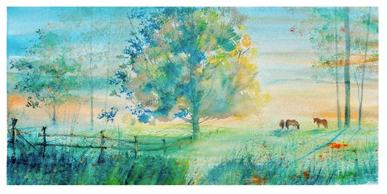 A country scene