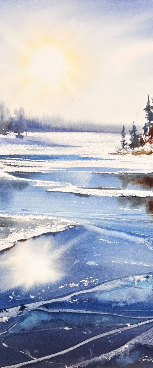 Sky on Ice by Eugenia Gorbacheva