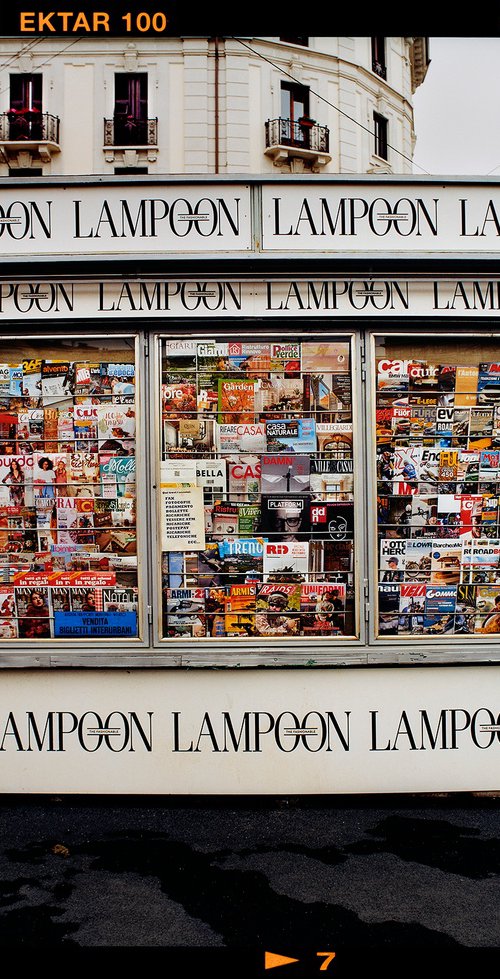 News Stand - Porto Genova by Richard Heeps