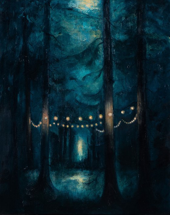 Meandering at night.