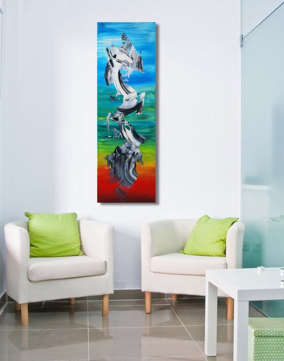 Angelfish (40 x 120 cm) XL (16 x 48 inches)