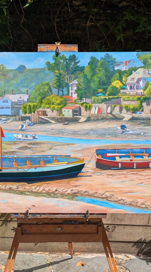 Low Tide at Noss Mayo by David Fernandez Giron