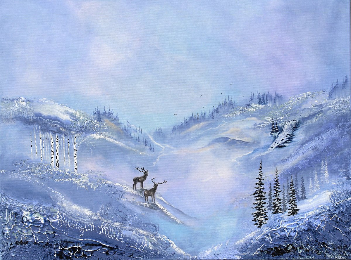 Blue Twilight By Katerina Koroleva, 31 X 24, Artwork For Sale On Artfinder