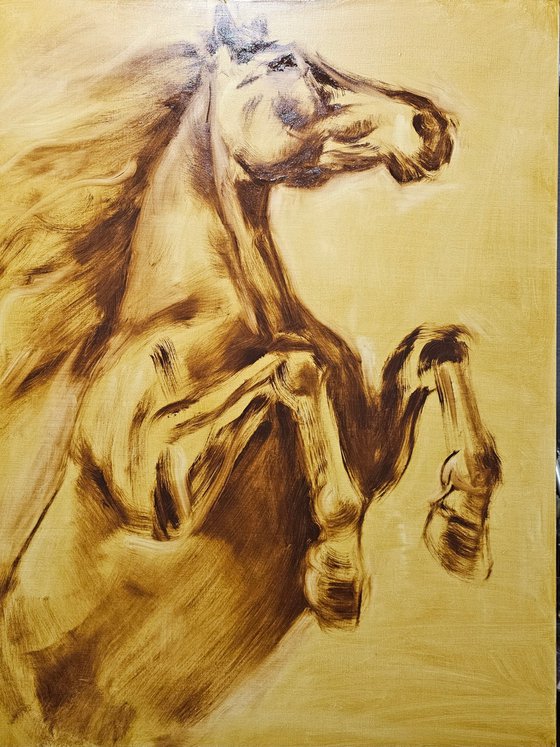 Power and Elegance - Original Horse Portrait