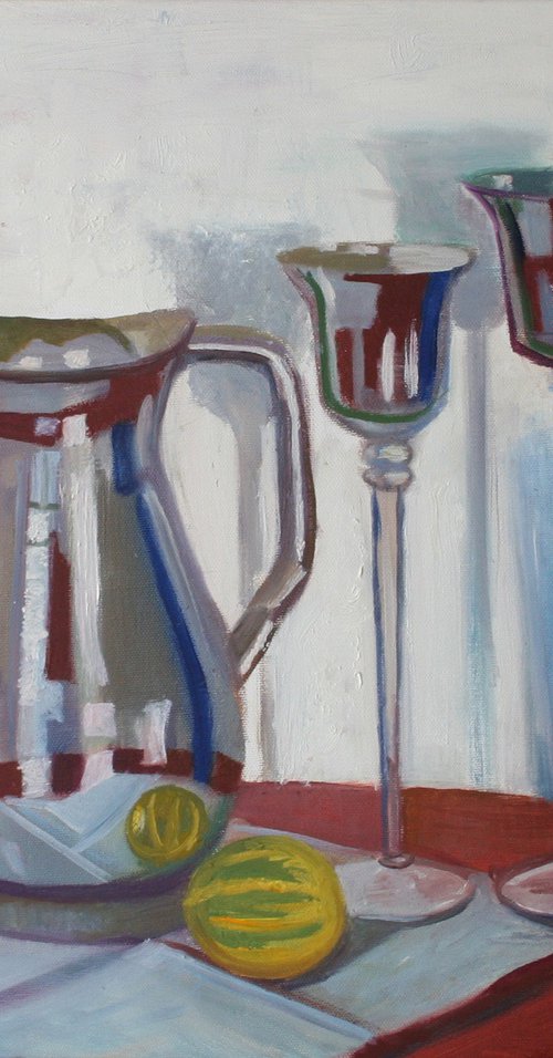 Still Life with the Broken Glass by Anastasia Kondratovich