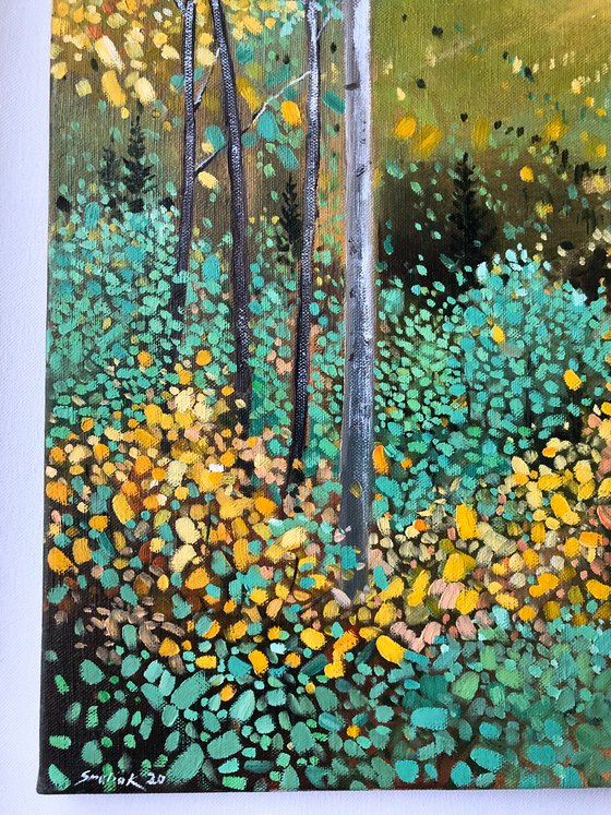 Yellow Aspen Tree