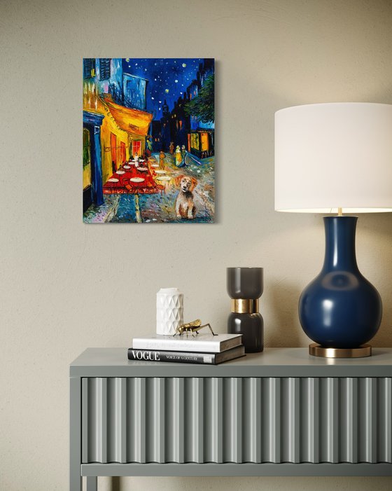 Who Let a Dog in the Painting?