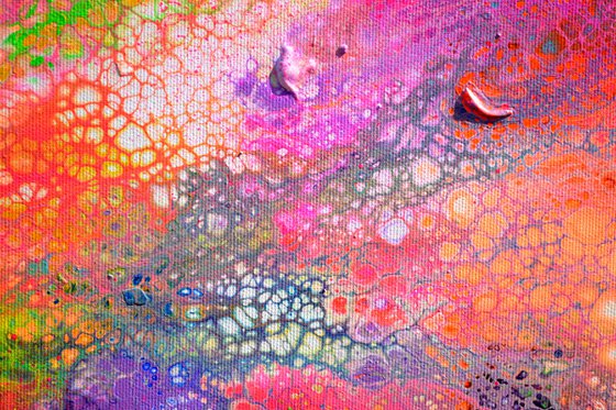 Flowing Energy 61 - Large Colorful Abstract