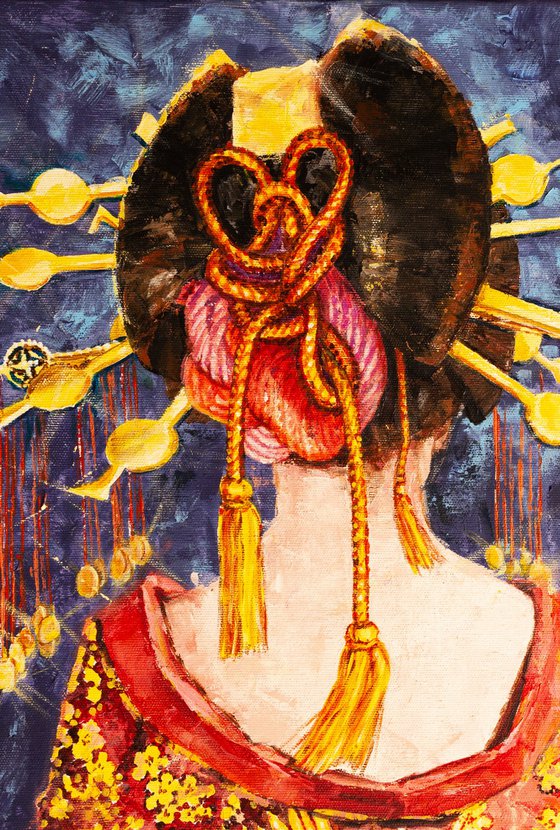 Woman in kimono