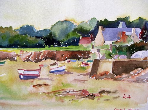 Ploumanac'h, a harbour in Brittany by Jean-Noël Le Junter