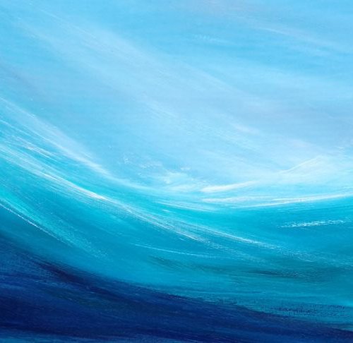 Pure Surf 4 - Surf, Wave Art, Seascape, by Mel Graham