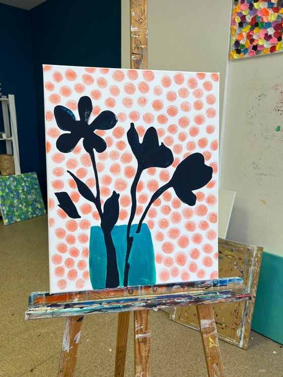 Minimalist Flower Painting