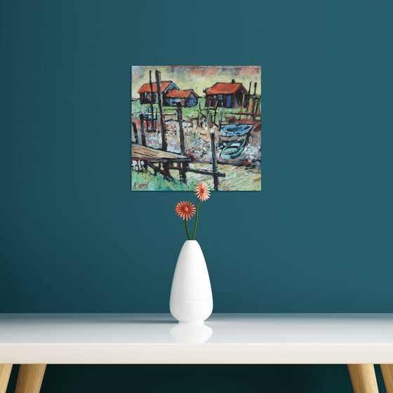 Boats in La Tremblade *