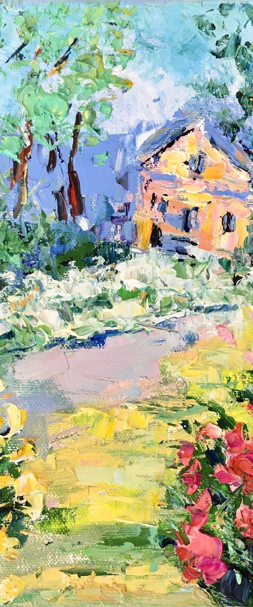 Summer in garden by Vilma Gataveckienė