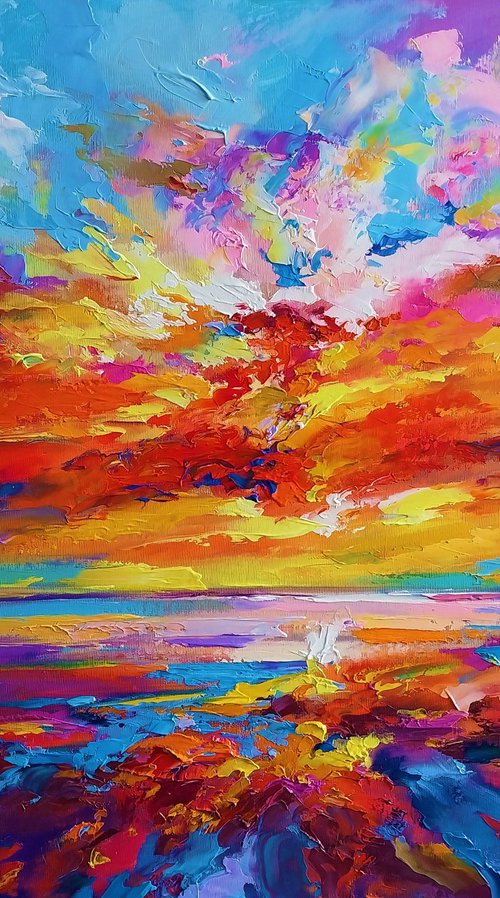 Abstract  seascape 04 by Andrej  Ostapchuk