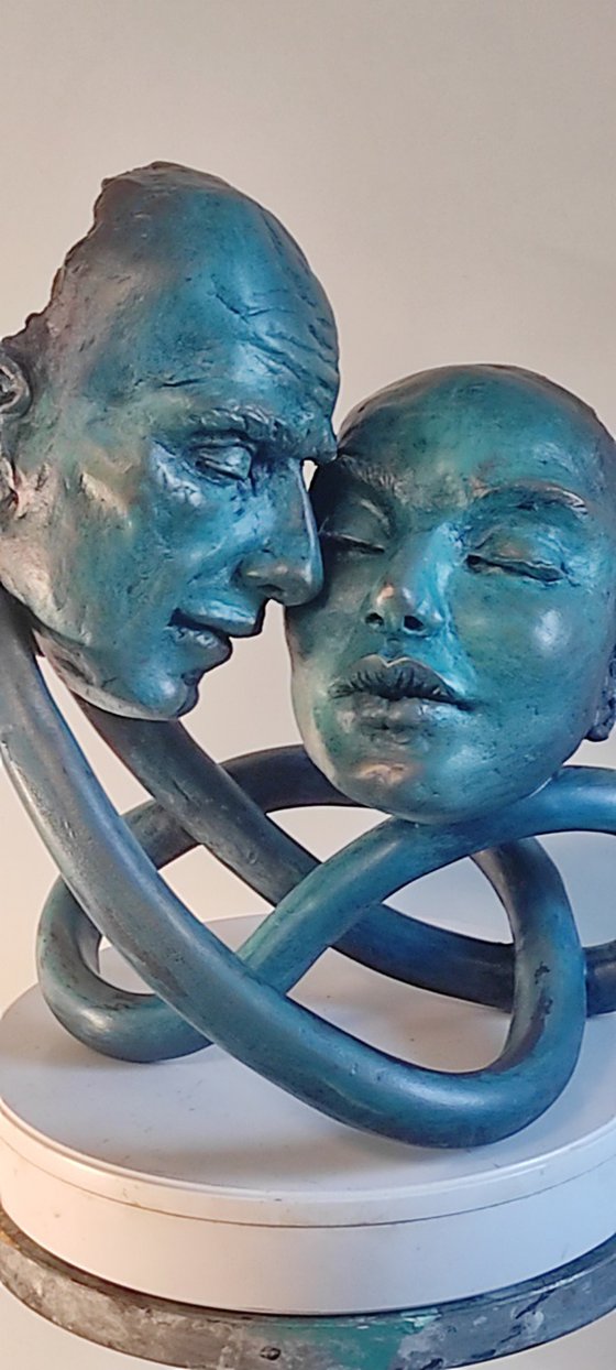 "Endless Love" unique mixedmedia sculpture