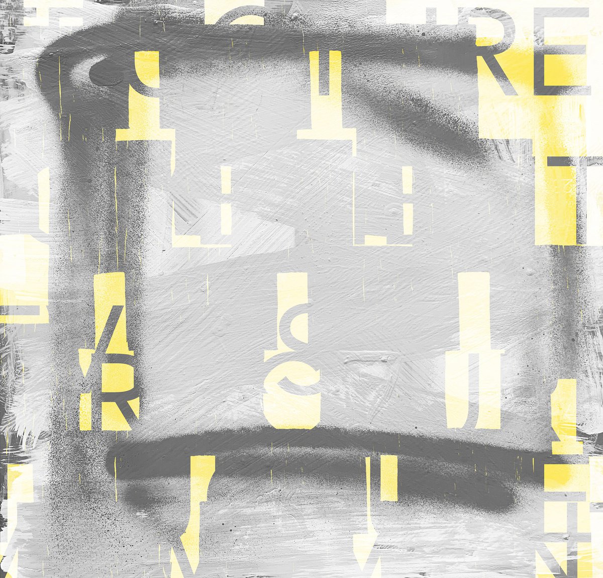 Abstract Print By The Most Active, 17 X 17", Always Lost Mini, Original Artwork