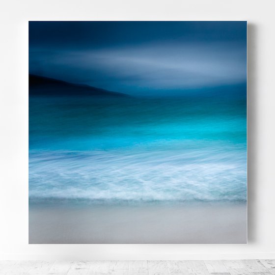 Rain Over Taransay  - Chromaluxe Aluminium Panel