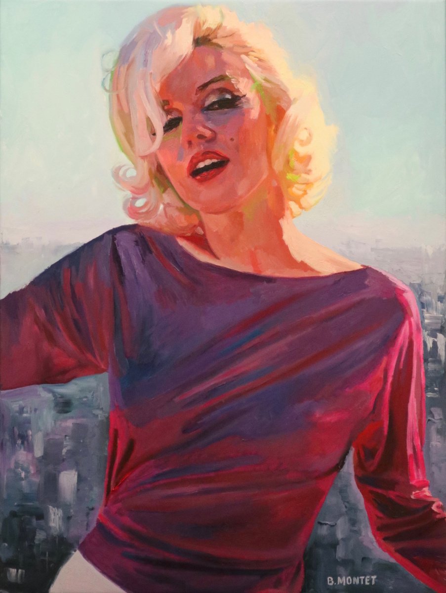 Pink Marilyn  by Benoit Montet