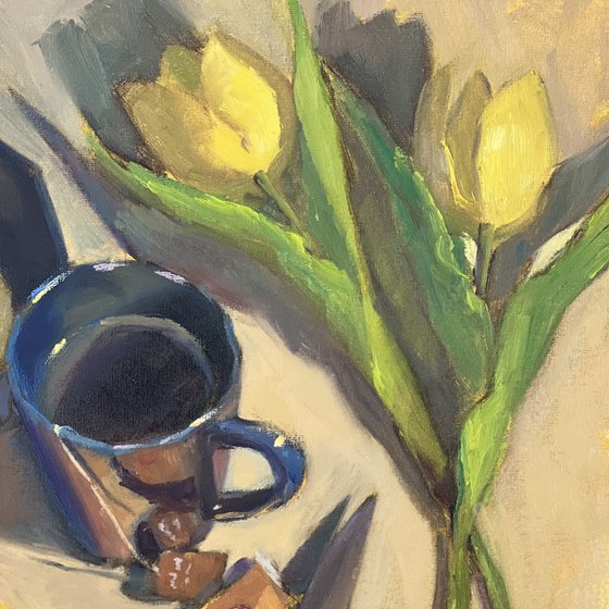 Tea with Lemons - Kitchen painting